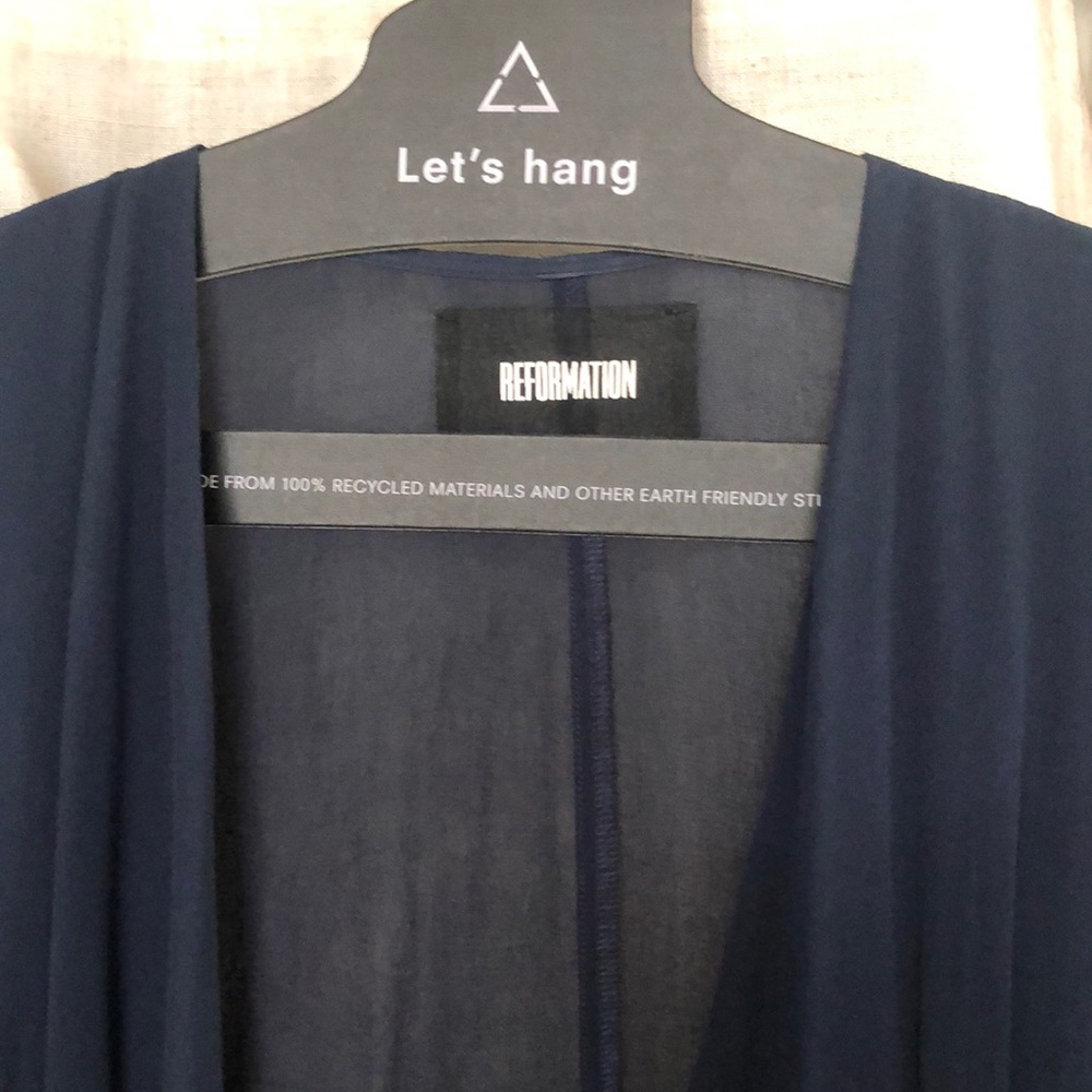 Reformation wrap maxi dress